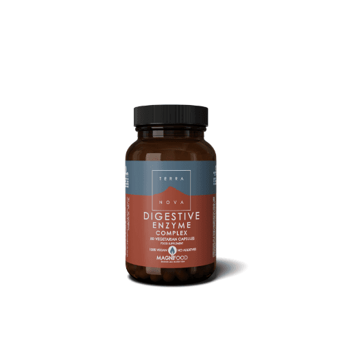 TERRA NOVA DIGESTIVE ENZYME COMPLEX X 50 VEGETARIAN CAPSULES, imazhi 1