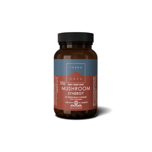 TERRA NOVA FRESH FREEZE DRIED MUSHROOM SYNERGY X 50 CAPS, imazhi 1