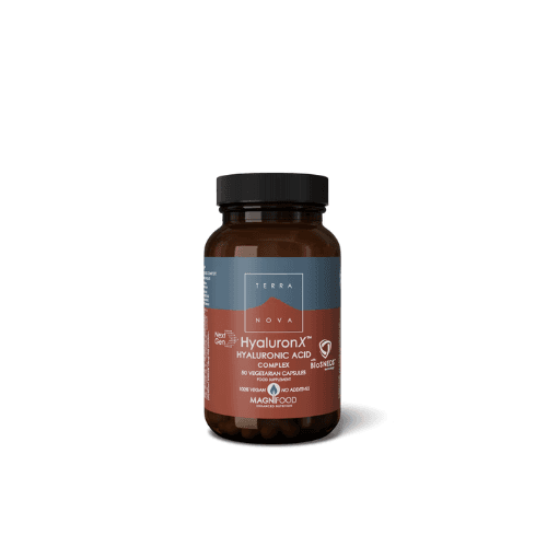 TERRA NOVA HYALURONX HYALURONIC ACID X 50 VEGETARIAN TABLETS, imazhi 1