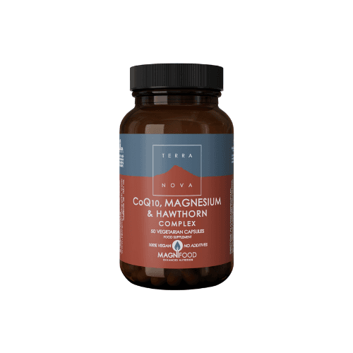 Terra Nova CoQ10 Magnesium & Hawthorn Complex x 50 vegetarian capsules, imazhi 1