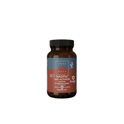 Terra Nova NADPro NAD+ Activator Complex x 50 vegetarian capsules, imazhi 1