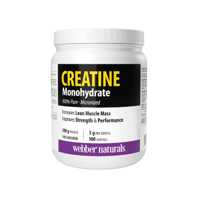 WEBBER NATURALS CREATINE MONOHYDRATE UNFLAVOURED X 500 G POWDER, imazhi 1