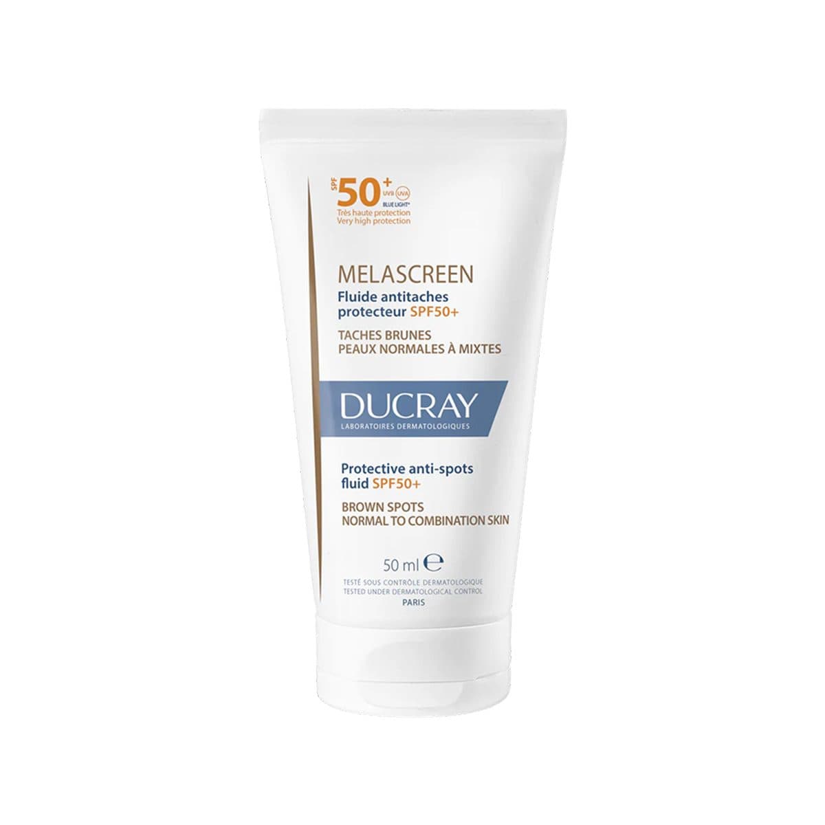 Ducray - Melascreen Krem për mbrojtje ndaj diellit për lëkura normale mikse (SPF 50+), imazhi 1