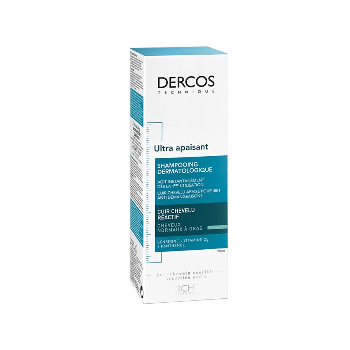 Vichy - Dercos Ultra-Soothing Shampoo Normal to Oily Hair, imazhi 1