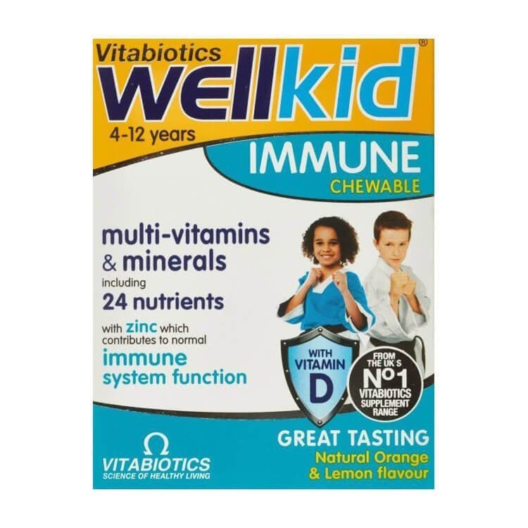 Vitabiotics - Wellkid Immune Chewable, imazhi 1