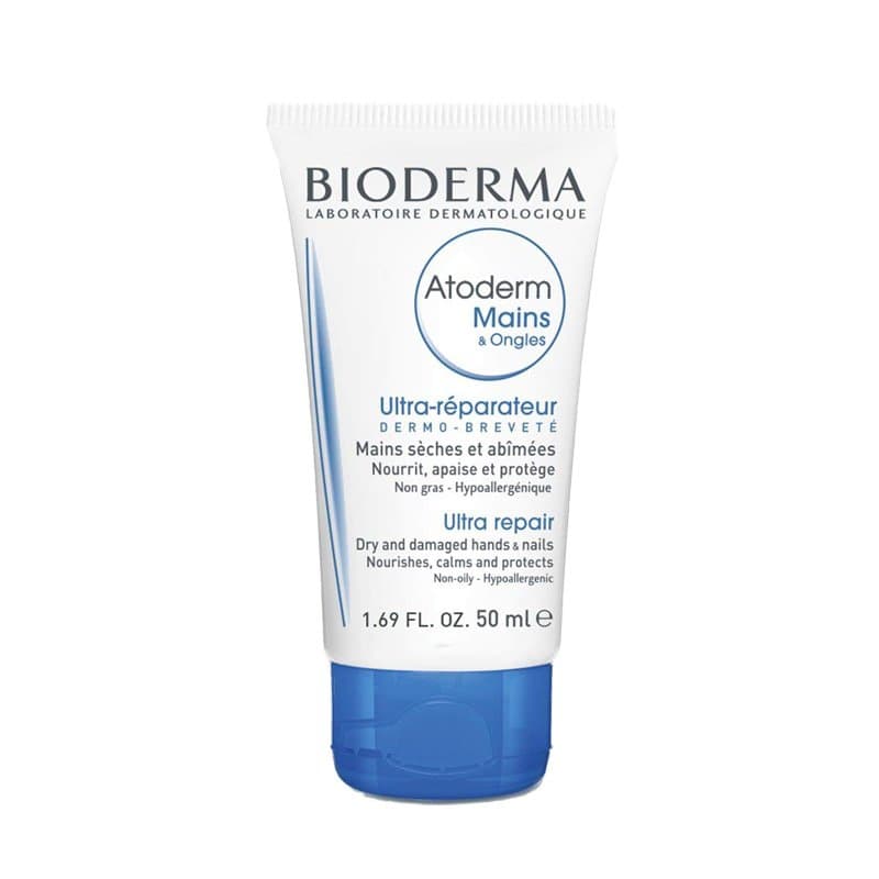 Bioderma - Atoderm Krem hidratues, riparues për duar, imazhi 1