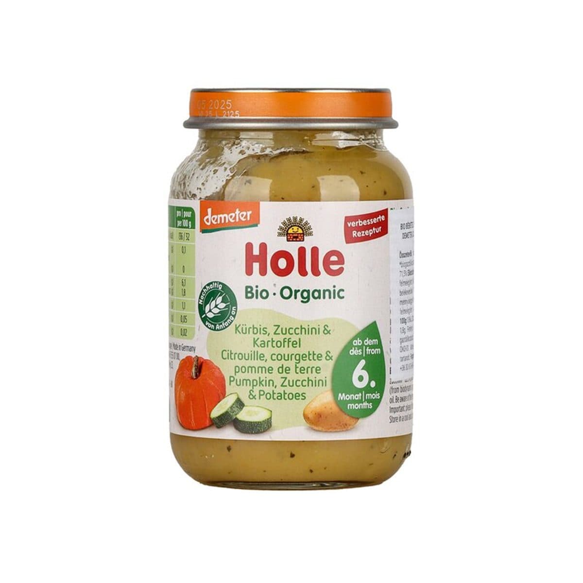 Holle - Pure me patate, kungull dhe kungull të njomë (6m+), imazhi 1