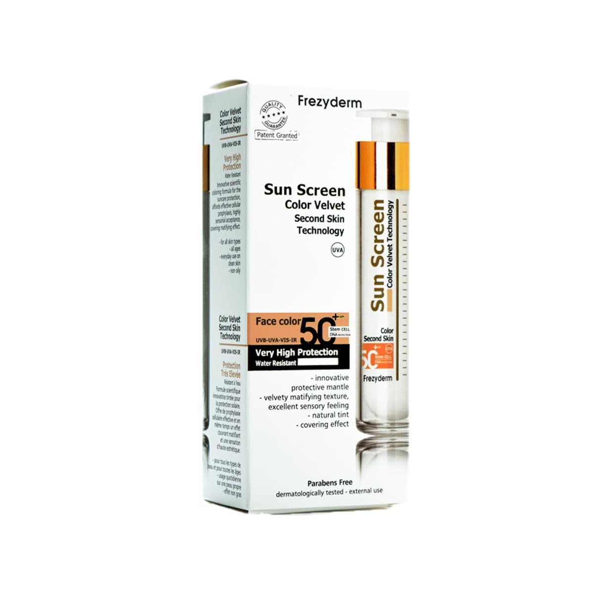 Frezyderm - Sun Screen Krem fytyre me ngjyrë Velvet SPF 50+, imazhi 1