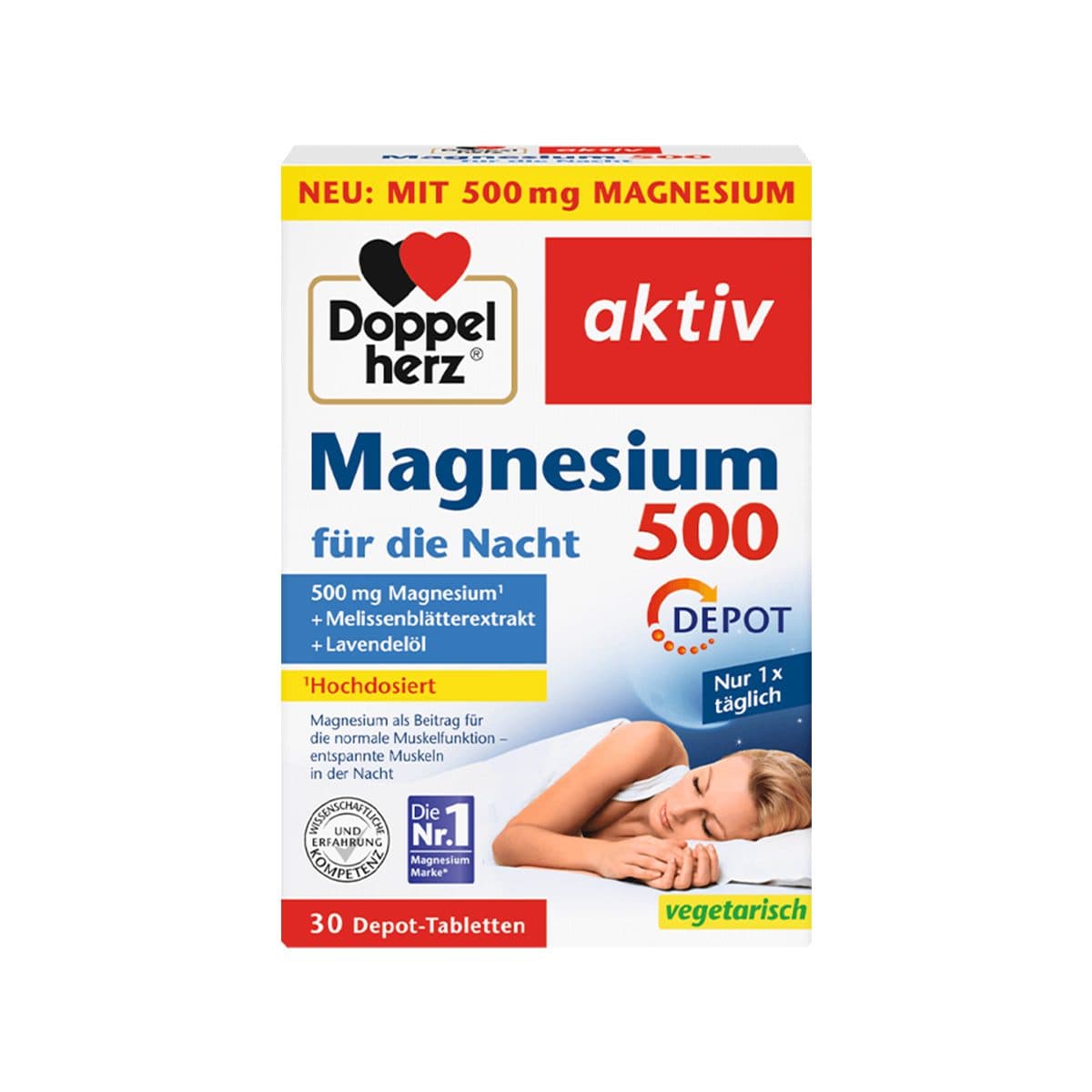DoppelHerz - Magnesium 500 për një gjumë të qetë, imazhi 1