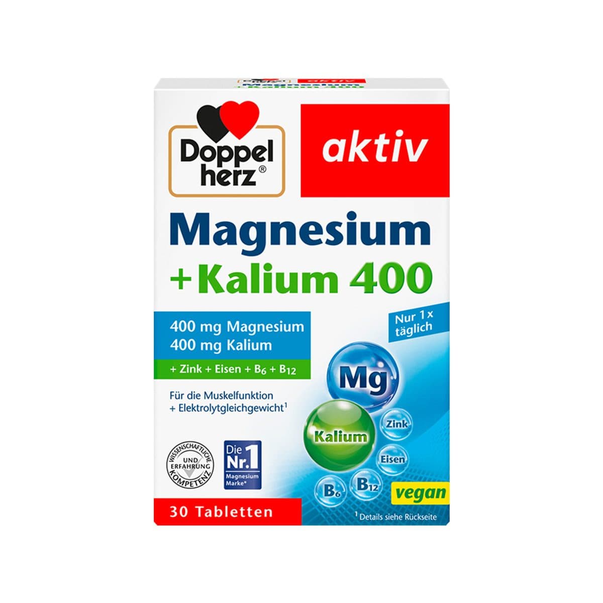 DoppelHerz - Magnesium + Kalium 400, imazhi 1