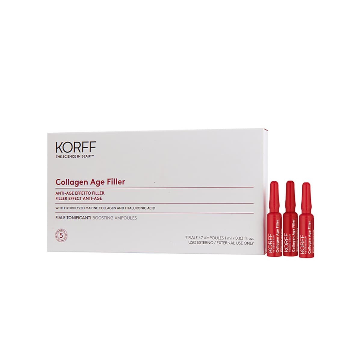 Korff - Collagen Regimen ampula tonifikuese me kolagjen, imazhi 1