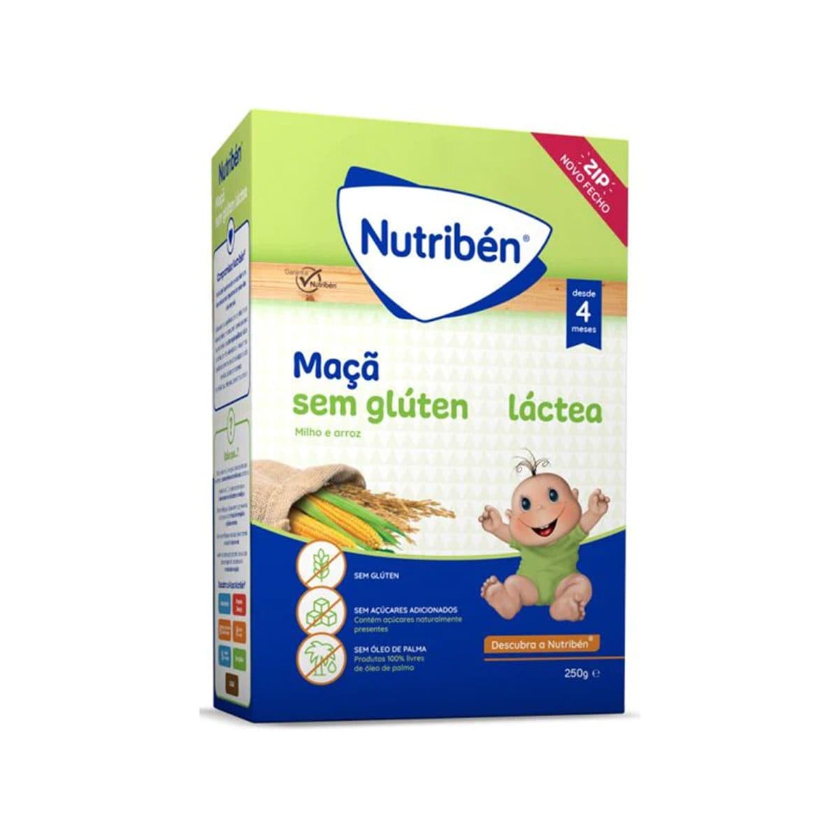 Nutriben - Drithëra me mollë & qumësht pa gluten (4m+), imazhi 1
