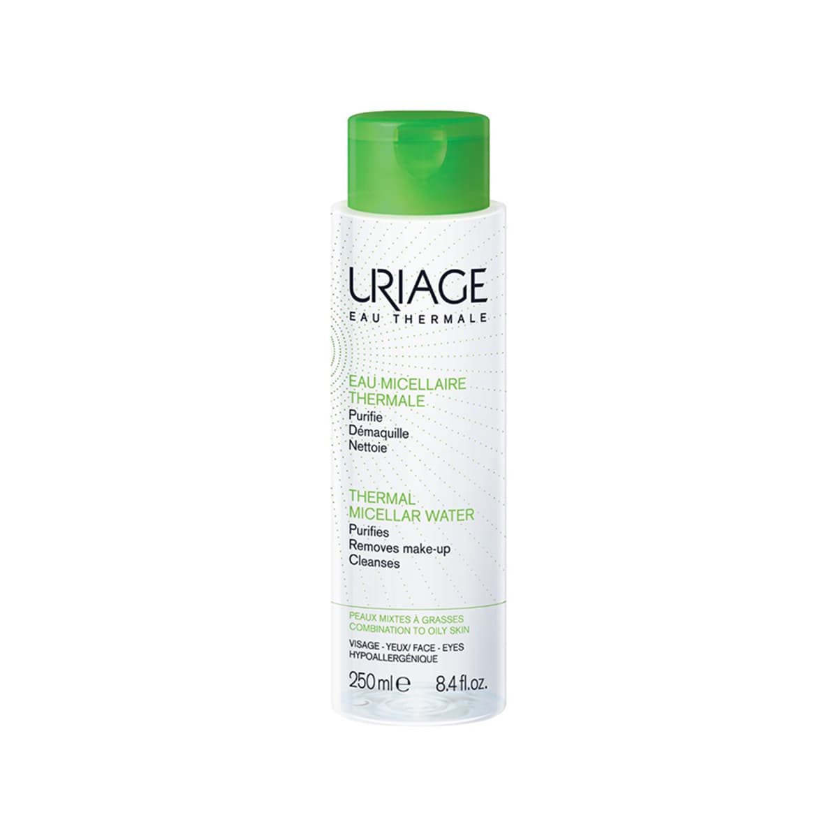 Uriage - Thermal Micellar Water (lëkura mikse - të yndyrshme), imazhi 1