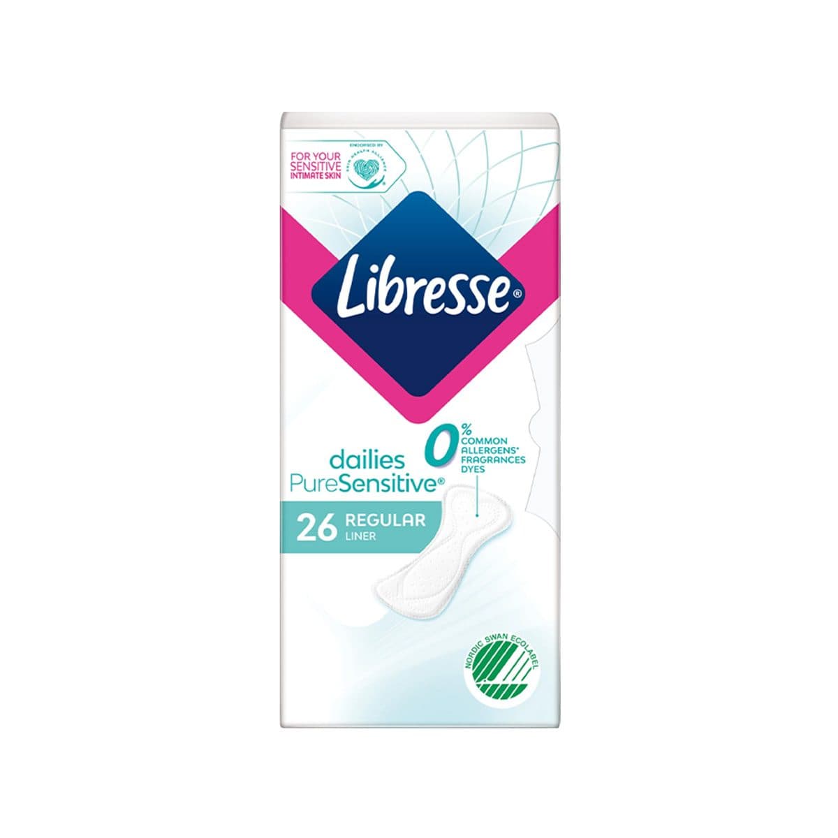 Libresse - Pure Sensitive peceta ditore (Regular Liners), imazhi 1