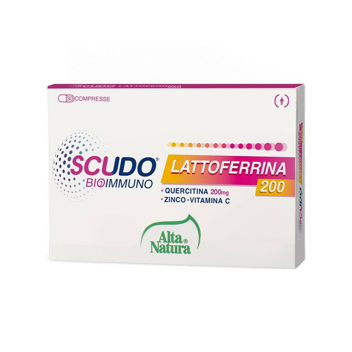 Alta Natura - Scudo Bioimmuno Latoferrina + Quercetina, imazhi 1