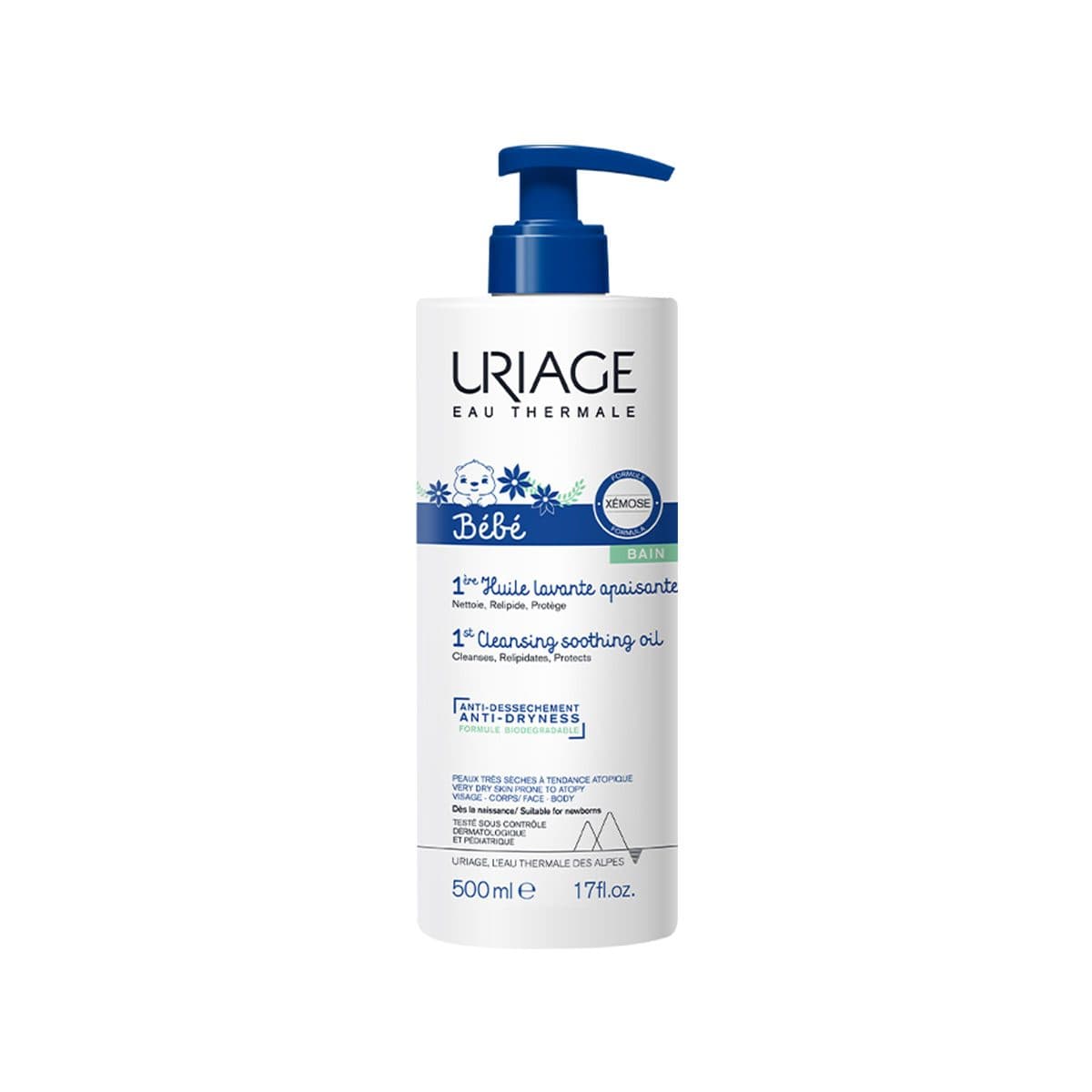 Uriage - Bebe 1st Cleansing Soothing Oil, imazhi 1