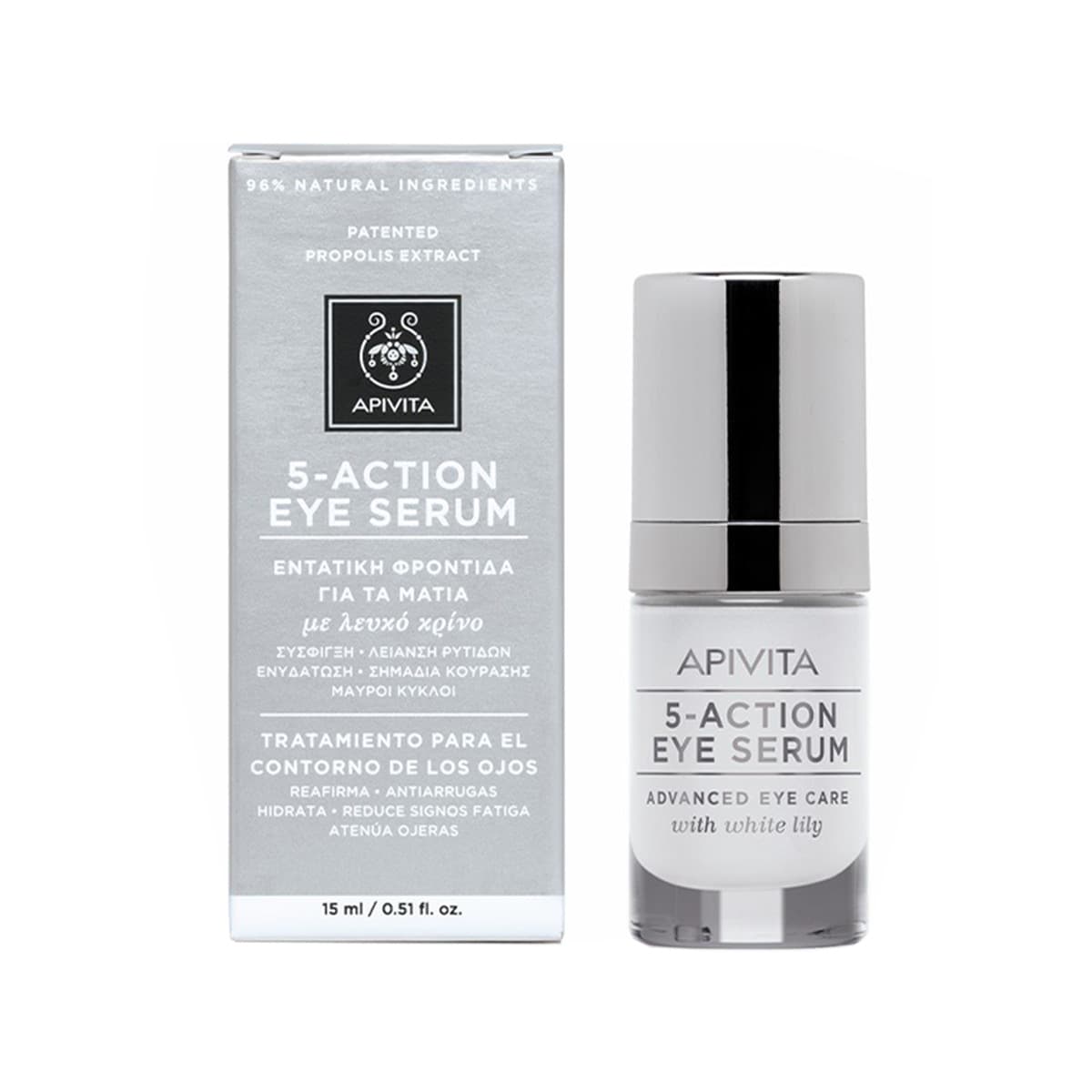 Apivita - 5 Action Eye Serum Intensive Care Eye Serum, imazhi 1