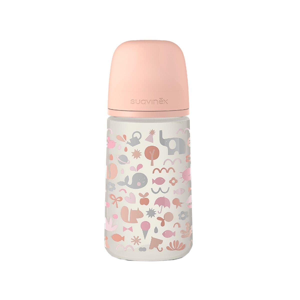 Suavinex - Pink Forest Shishe me biberon fiziologjik 270ml (3m+), imazhi 1
