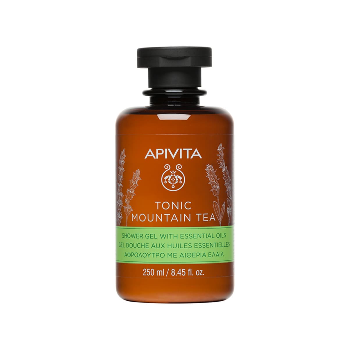 Apivita - Tonic Mountain Tea Shower Gel with Essential Oils, imazhi 1