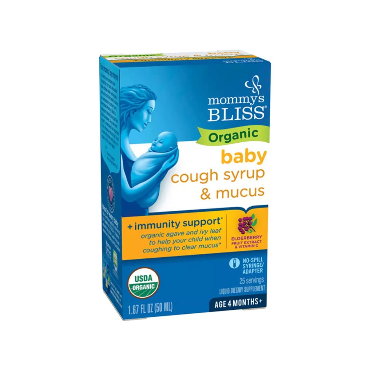 Mommys`s Bliss - Organic Baby Cough Syrup + Immunity Support (4m+), imazhi 1