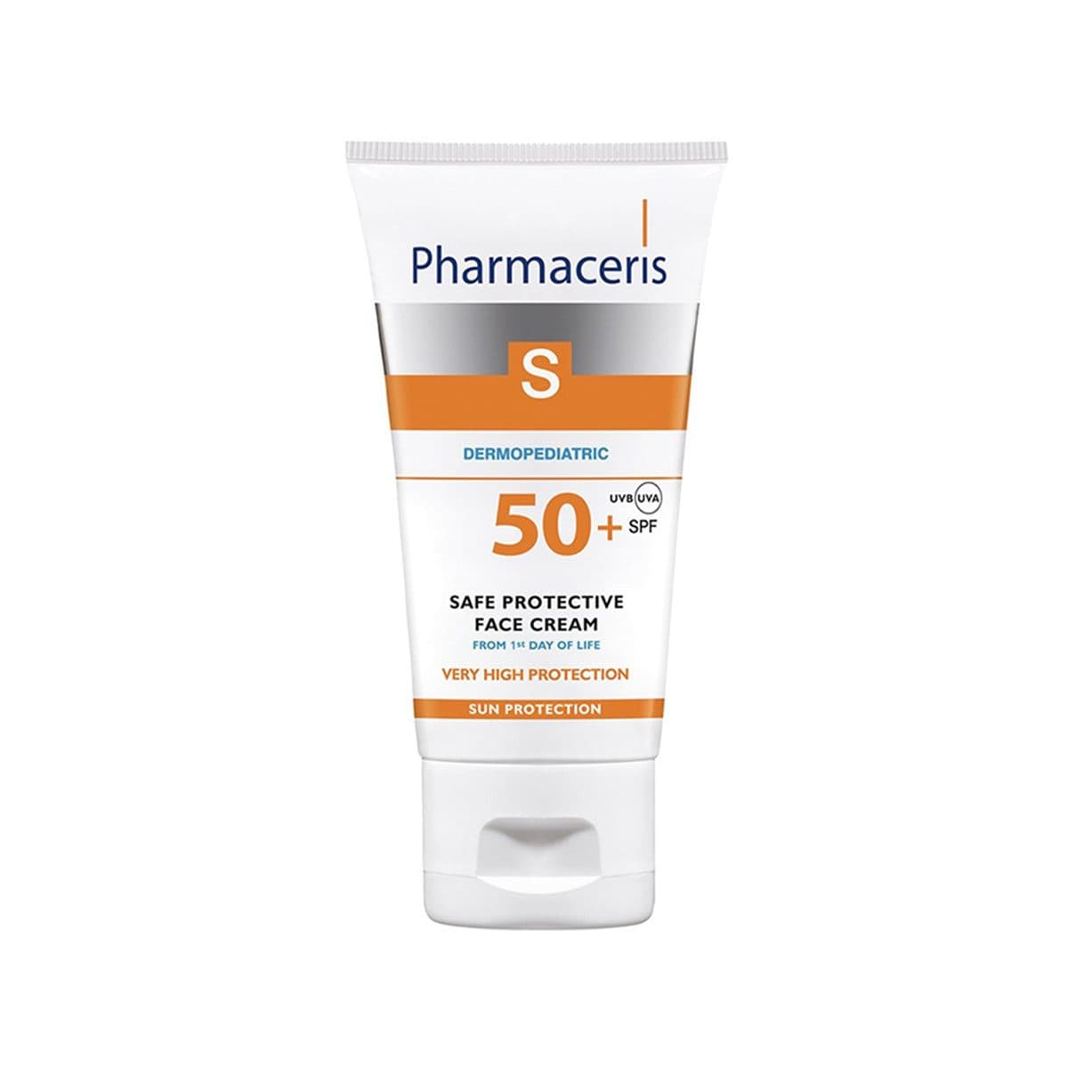Pharmaceris - Safe Protective Krem mbrojtës për fytyrën e bebes nga dita e parë e lindjes (SPF 50+), imazhi 1