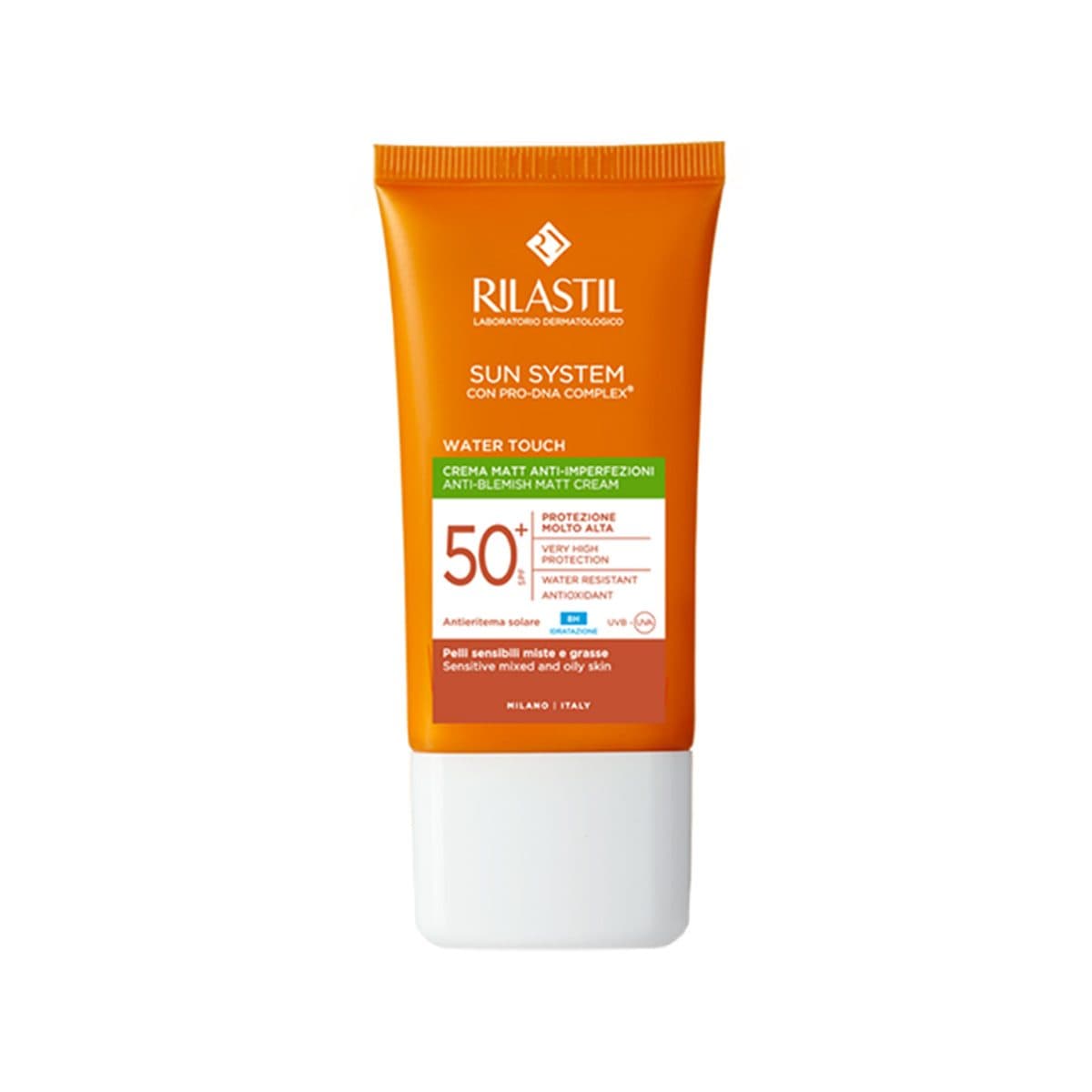 Rilastil - Sun System Water Touch Anti-Blemish Matt Cream (SPF 50+), imazhi 1