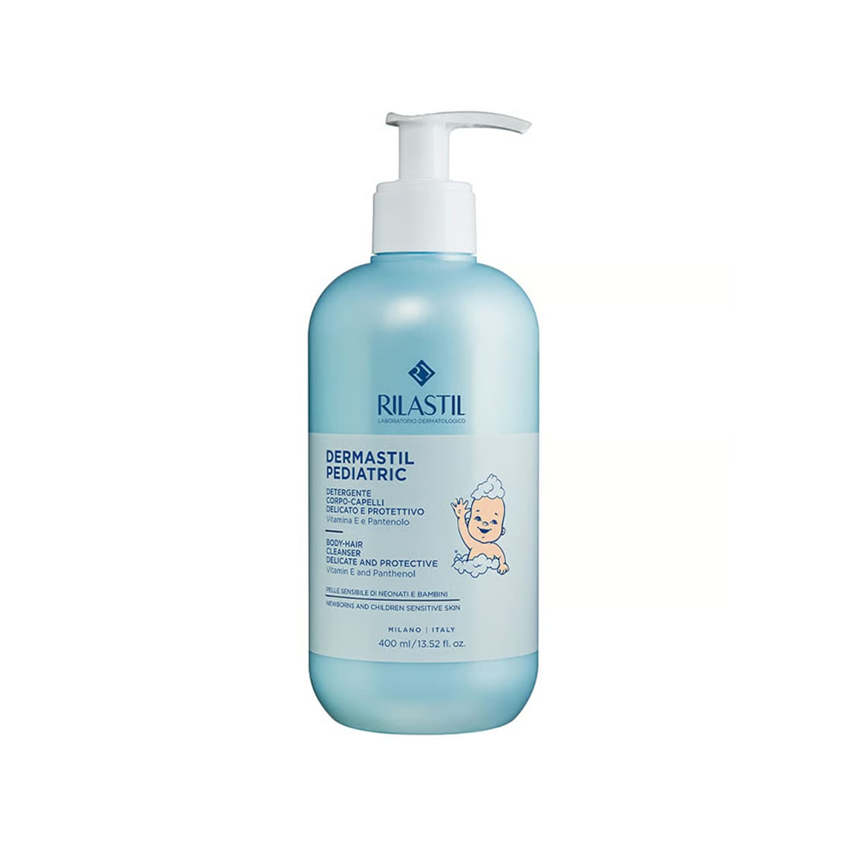 Rilastil - Dermastil Pediatric - Body-Hair Cleanser, imazhi 1