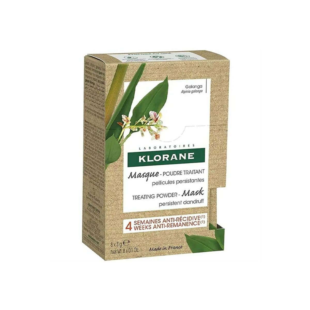 Klorane - Anti-dandruff Exfoliating and Treating Powder-Mask with Galangal, imazhi 1