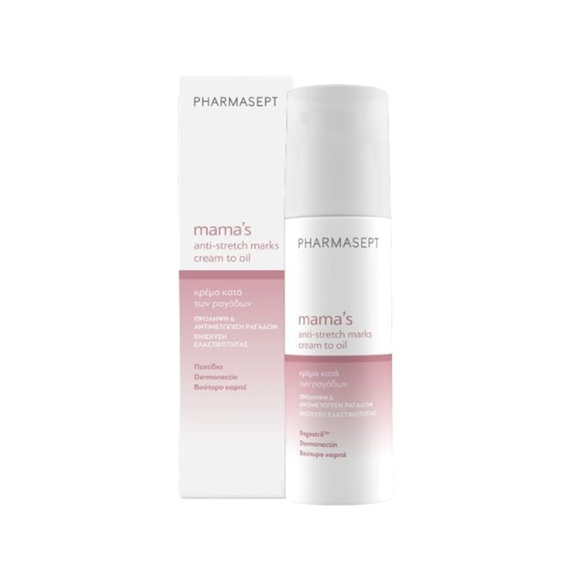 Pharmasept - Mama’s Anti-Stretch Marks Cream To Oil, imazhi 1