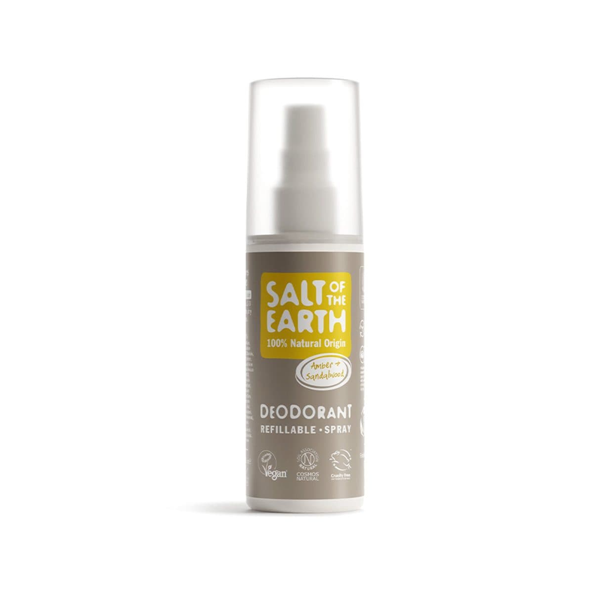 Salt of the Earth - Amber & Sandalwood Natural Deodorant Spray, imazhi 1