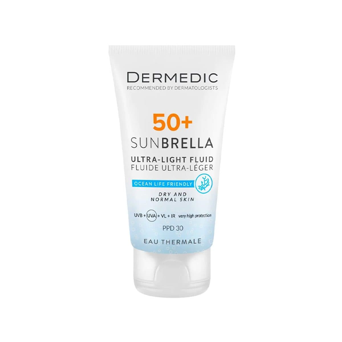Dermedic - Sunbrella Ultra-Light Fluid Dry and Normal Skin (SPF 50+), imazhi 1
