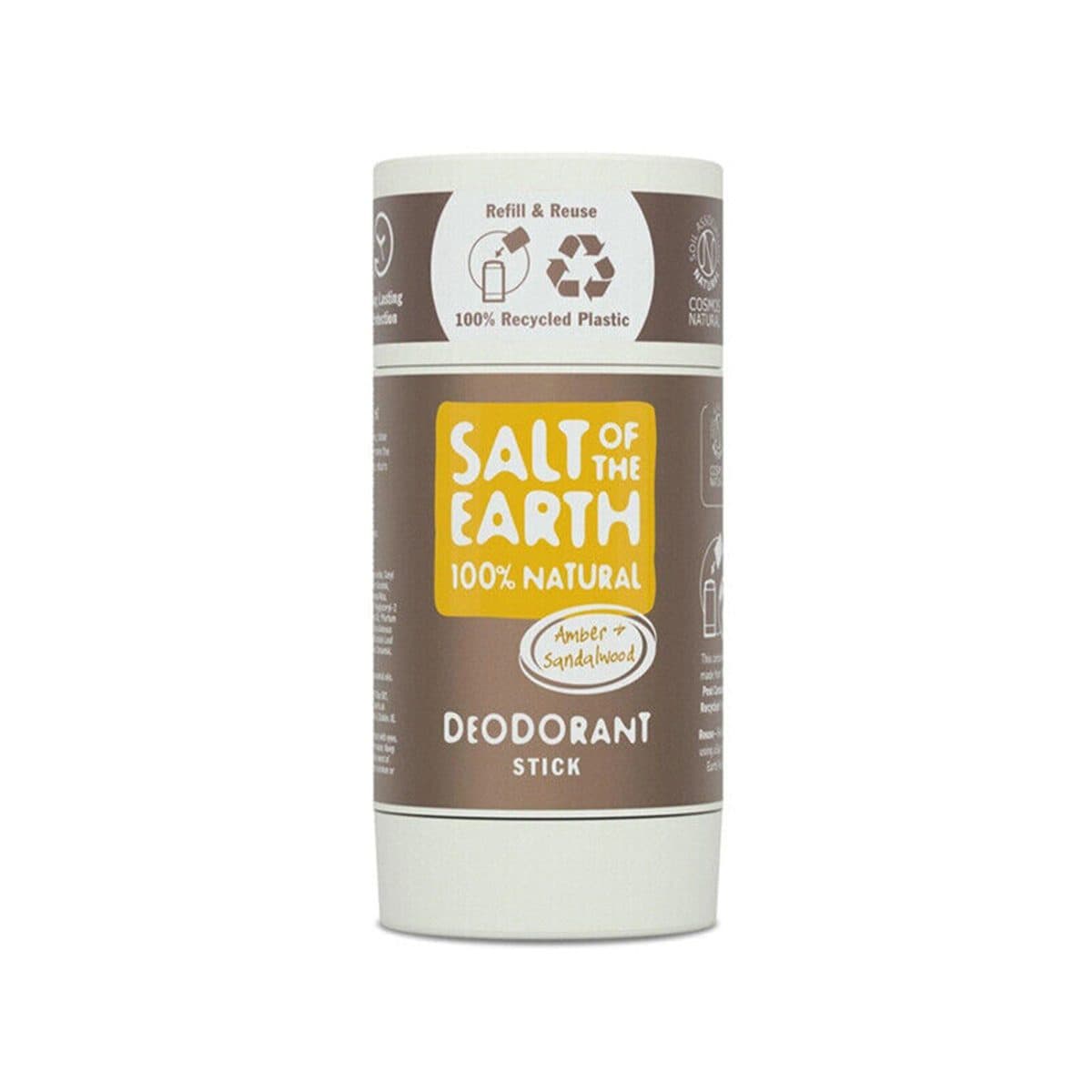Salt of the Earth - Amber & Sandalwood Natural Deodorant Stick, imazhi 1