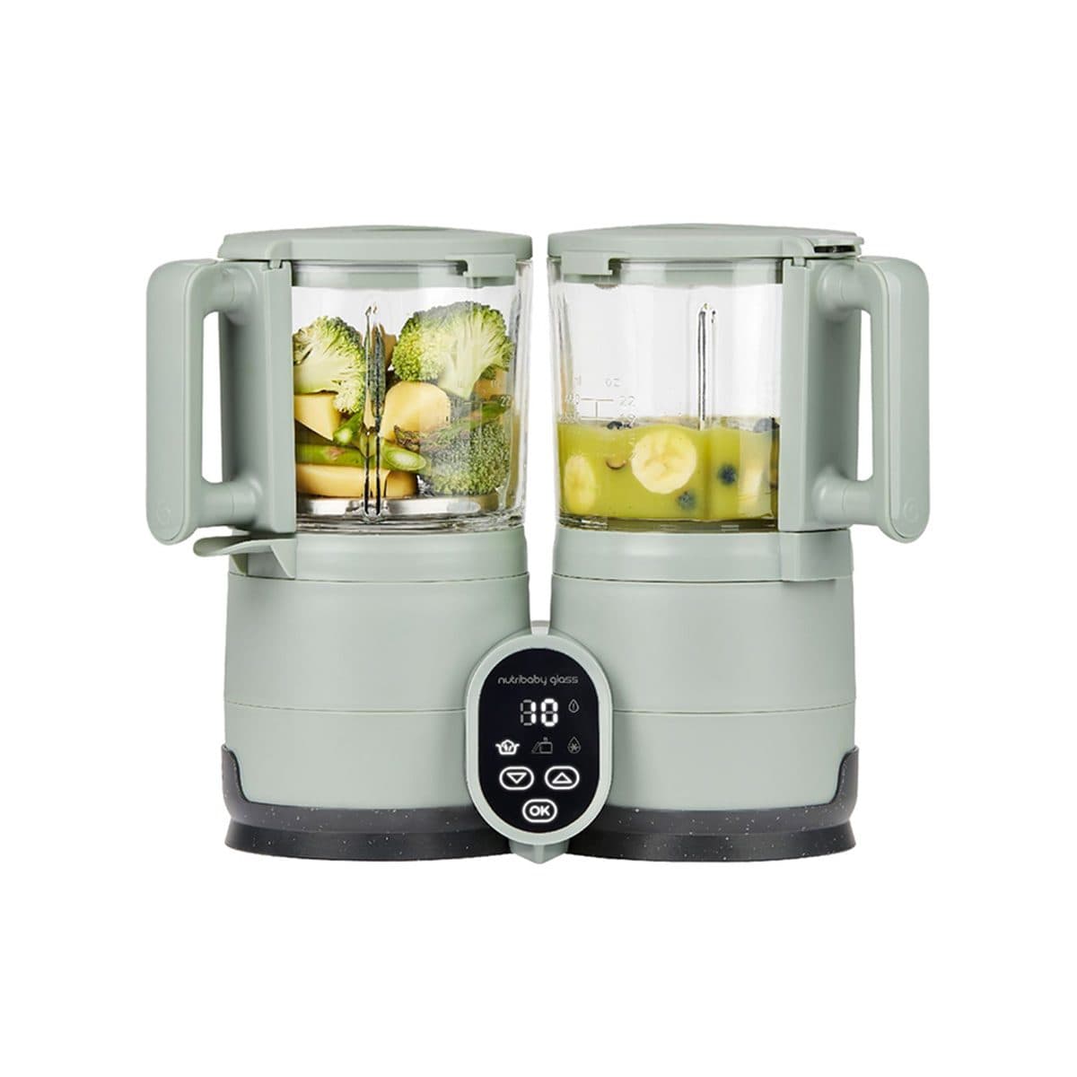Babymoov - Nutribaby Glass Celadon Green Blender, imazhi 1