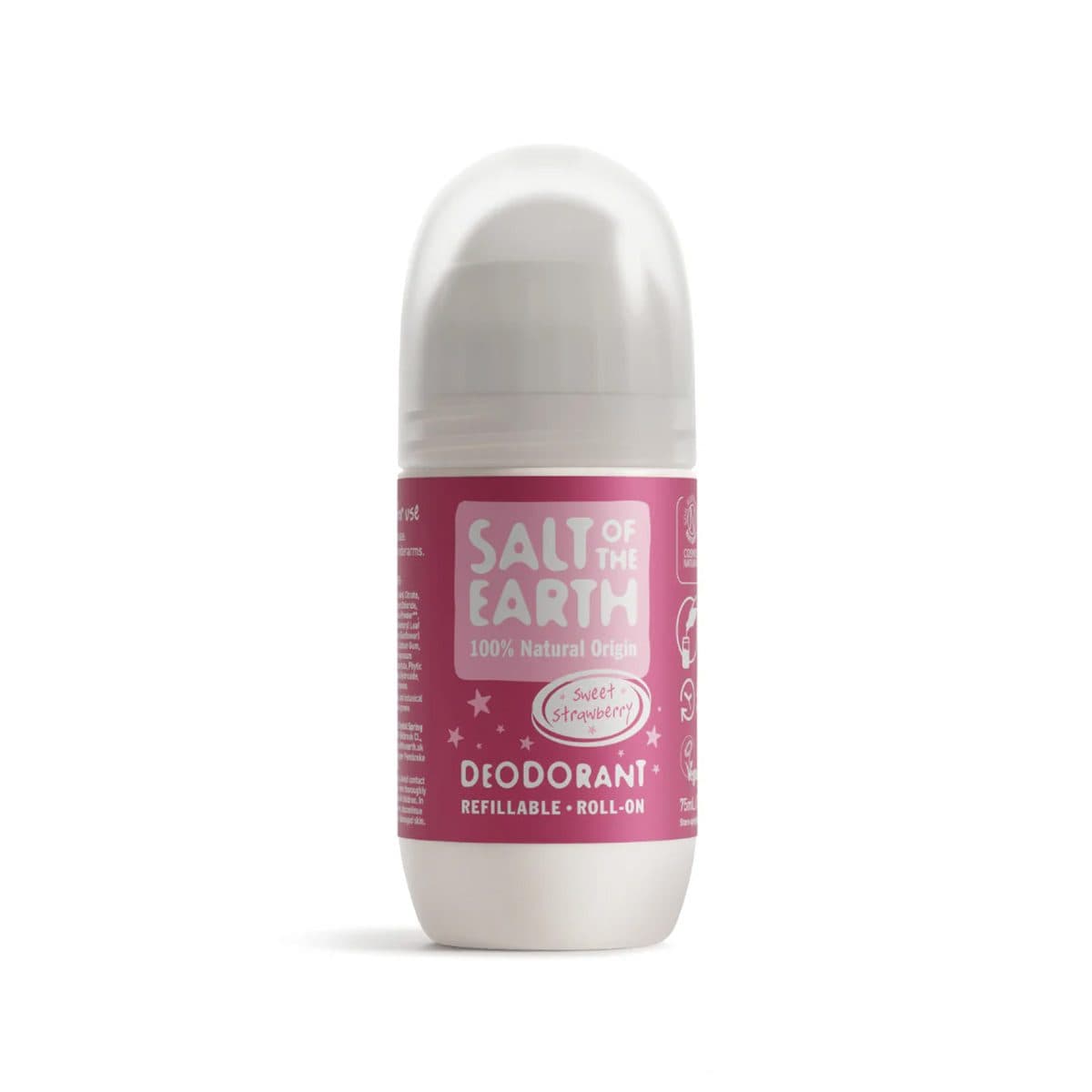 Salt of the Earth - Sweet Strawberry Natural Roll-On Deodorant, imazhi 1