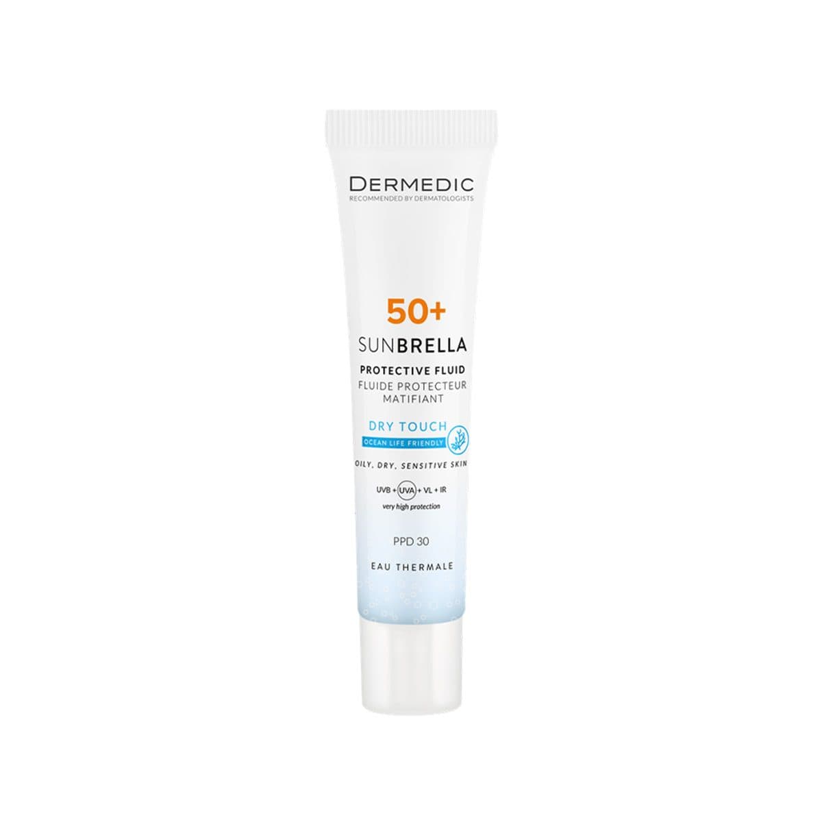 Dermedic - Sunbrella Dry Touch Protective Fluid (SPF 50+), imazhi 1