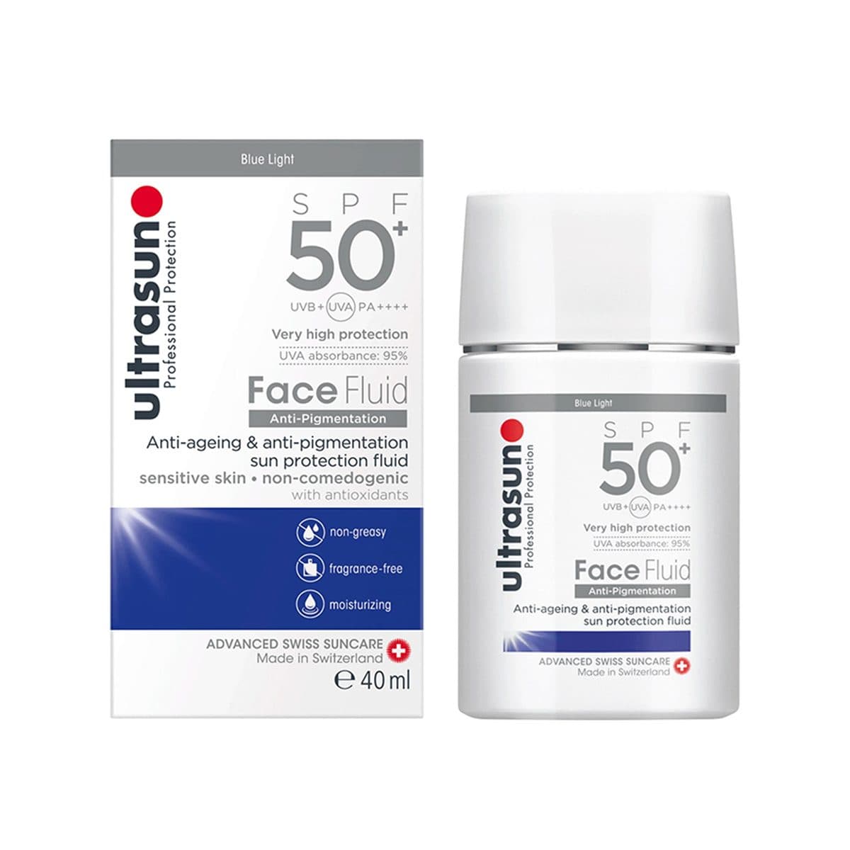 Ultrasun - Anti-Pigmentation Face Fluid (SPF 50+), imazhi 1