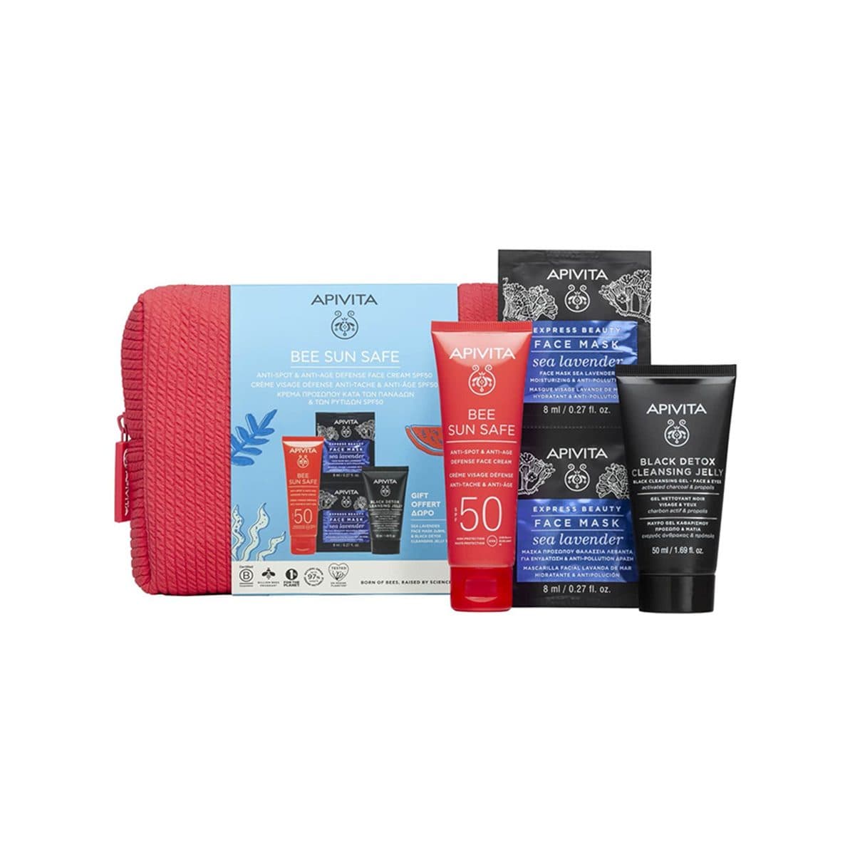 Apivita - Bee Sun Safe Anti-Spot & Anti-Age Face Cream (SPF 50) Set, imazhi 1