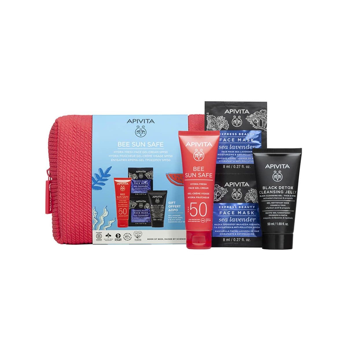 Apivita - Bee Sun Safe Hydra Fresh Face Gel Cream (SPF 50) Set, imazhi 1