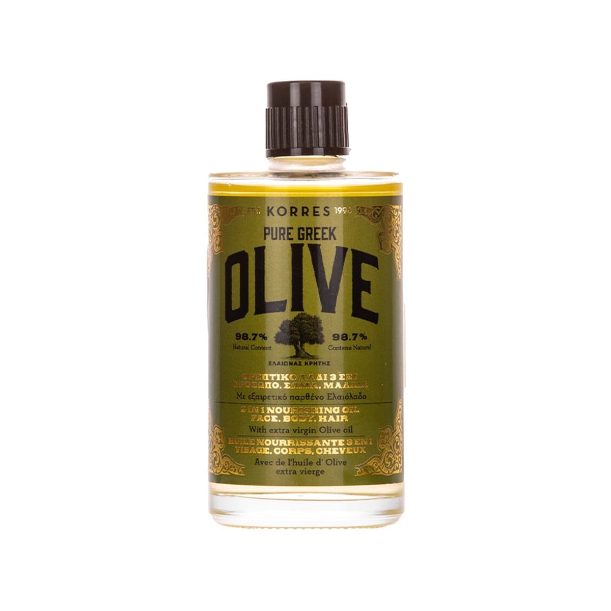 Korres - Olive Nourishing Oil 3 In 1 Pure Greek Olive, imazhi 1