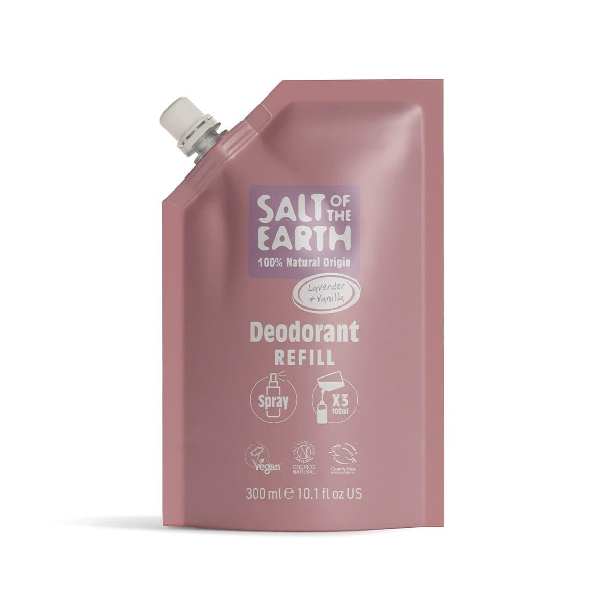 Salt of the Earth - Lavender & Vanilla Natural Deodorant Spray Refill, imazhi 1
