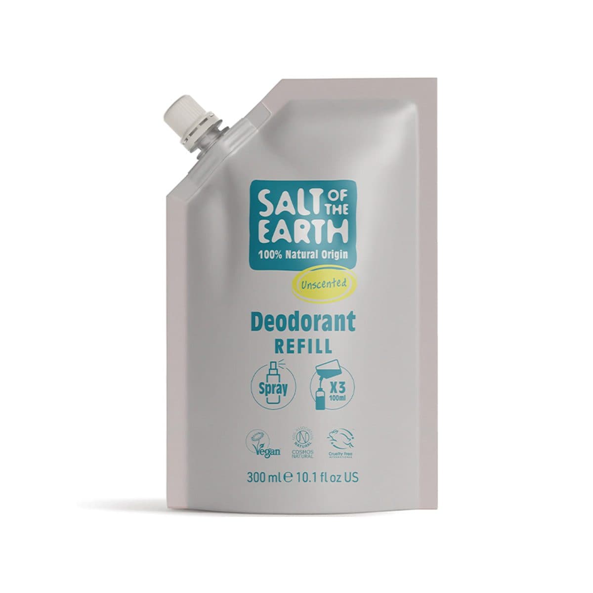 Salt of the Earth - Unscented Natural Deodorant Spray Refill, imazhi 1