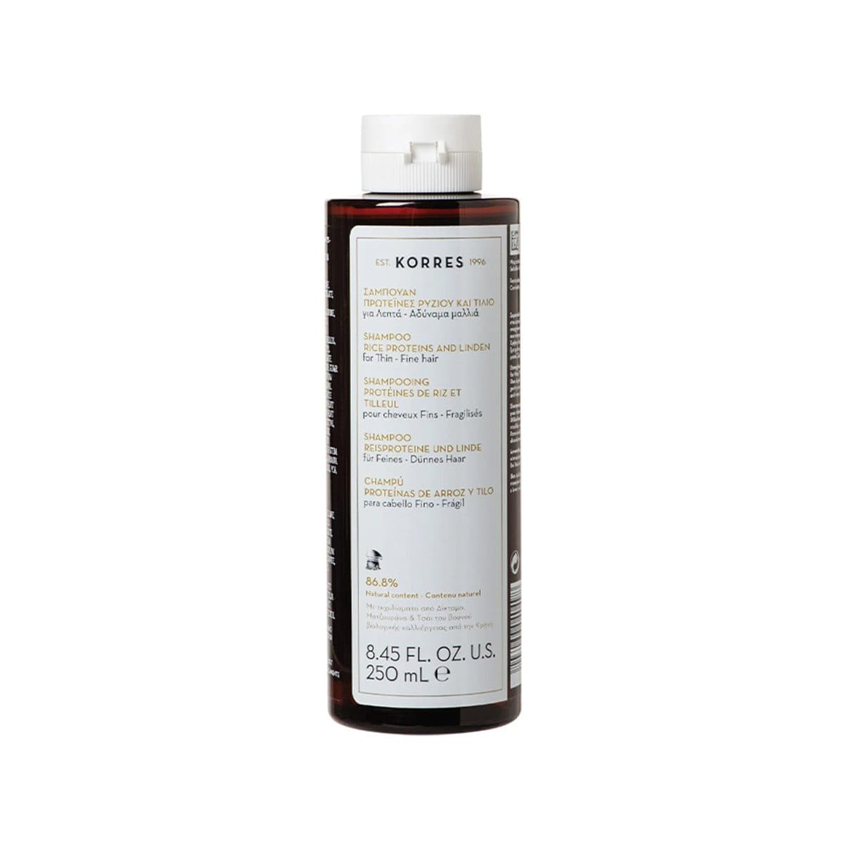 Korres - Rice Proteins & Linden Shampoo for thinning hair, imazhi 1