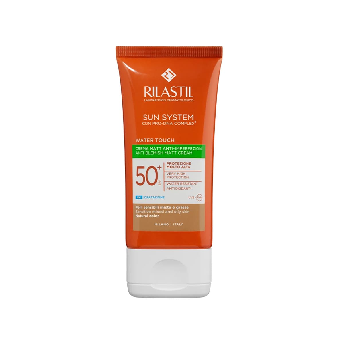 Rilastil - Sun System Water Touch Anti-Blemish Matt Tinted (Spf 50+), imazhi 1