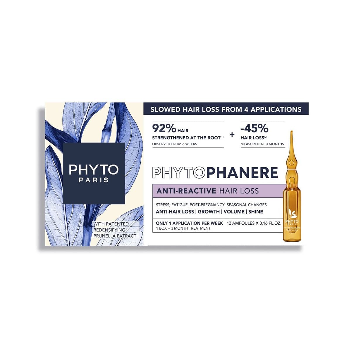 Phyto - Phytophanere Anti-Reactive Hair Loss Treatment, imazhi 1