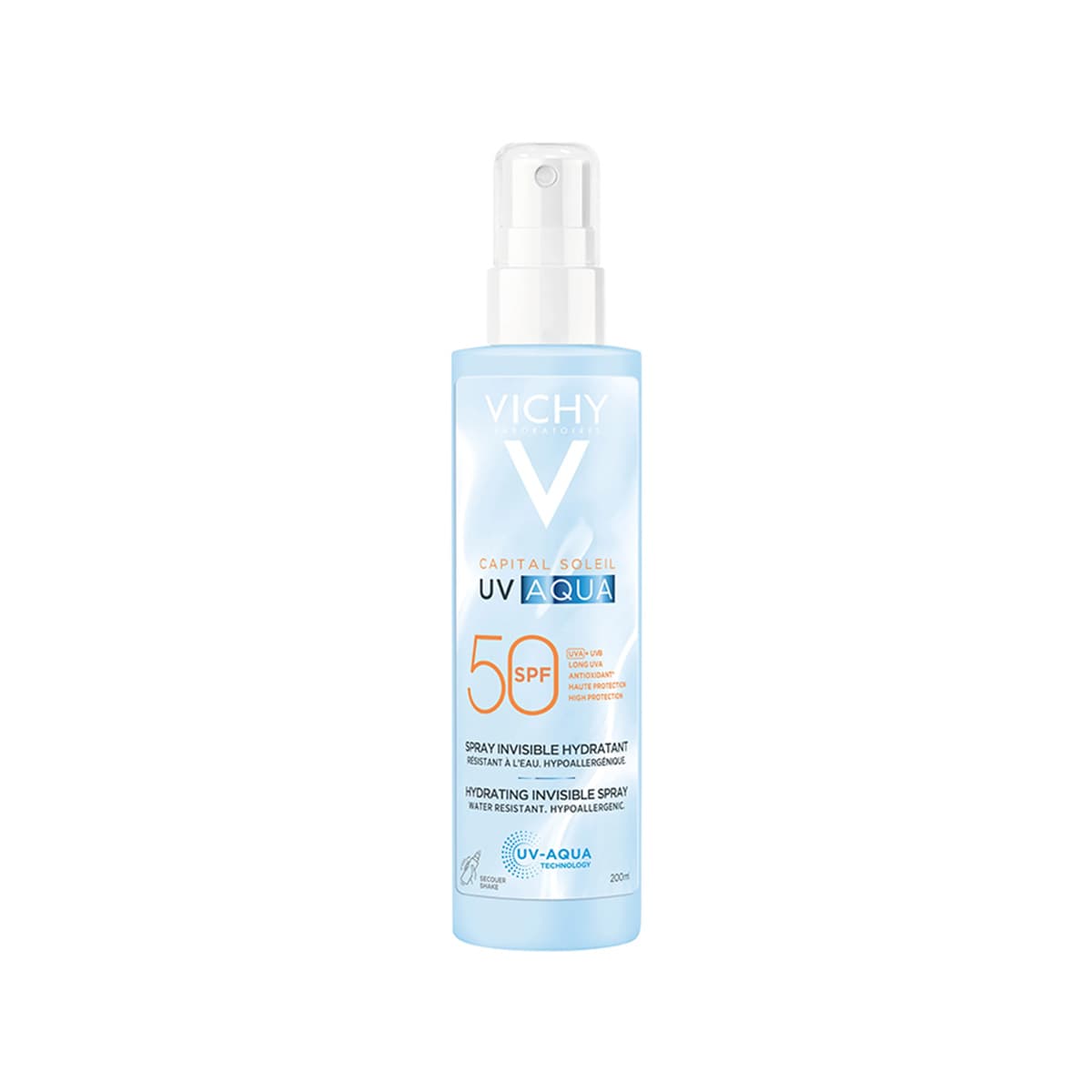 Vichy - Capital Soleil UV Aqua Hydrating Invisible Spray (SPF 50), imazhi 1