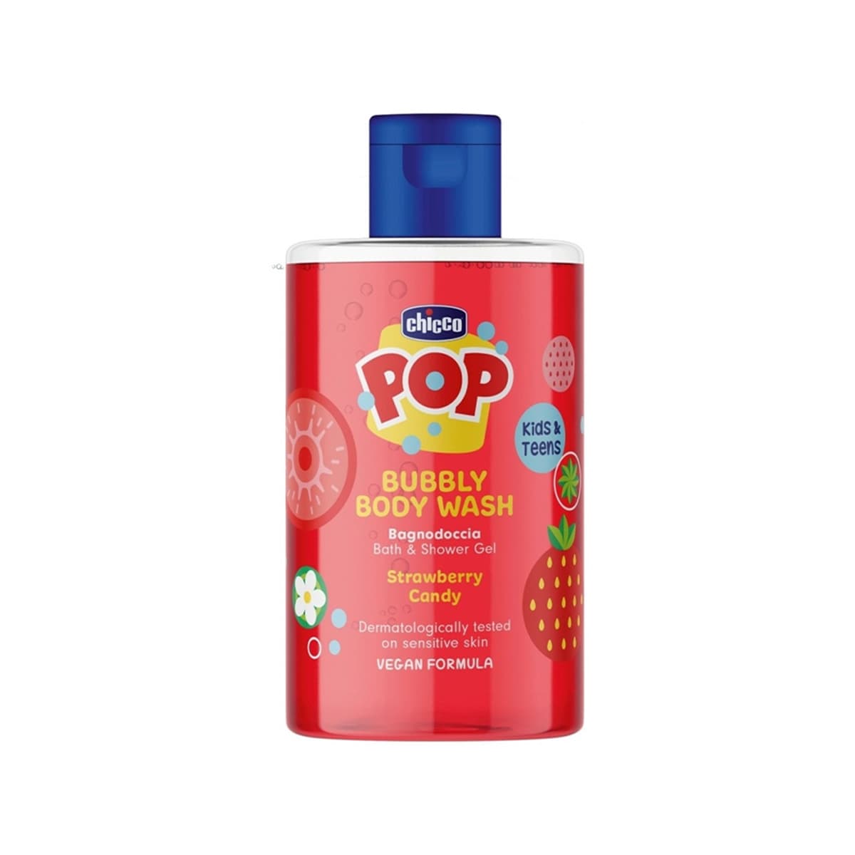 Chicco - Bubbly Body Wash Strawberry, imazhi 1
