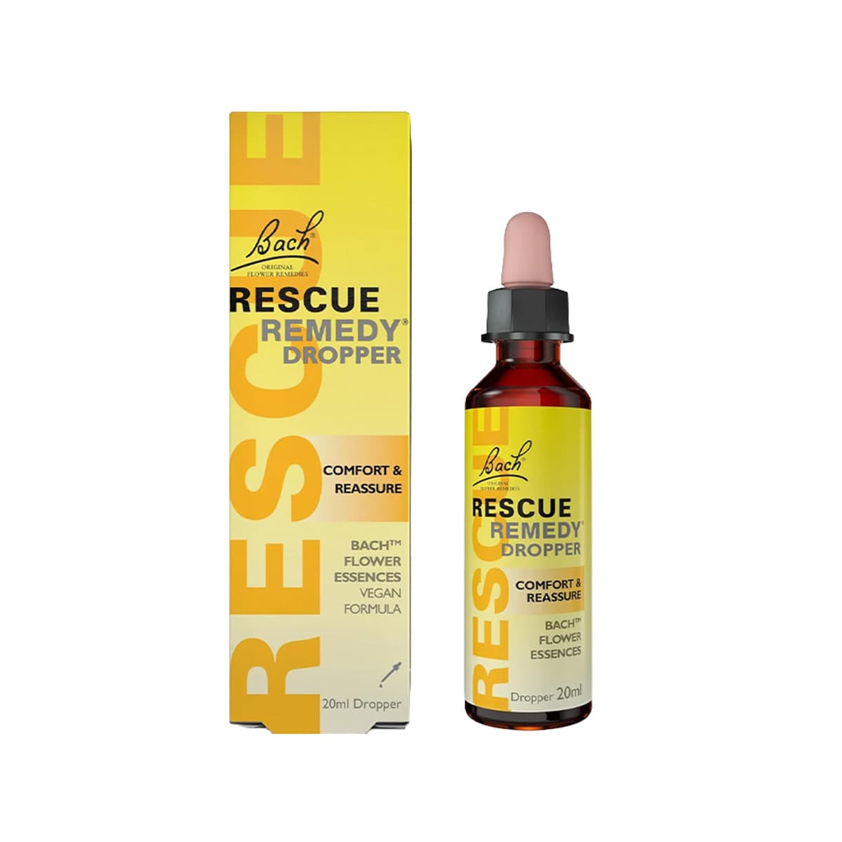 Bach Rescue - Remedy Dropper Comfort & Reassure (Grape Alcohol Formula), imazhi 1