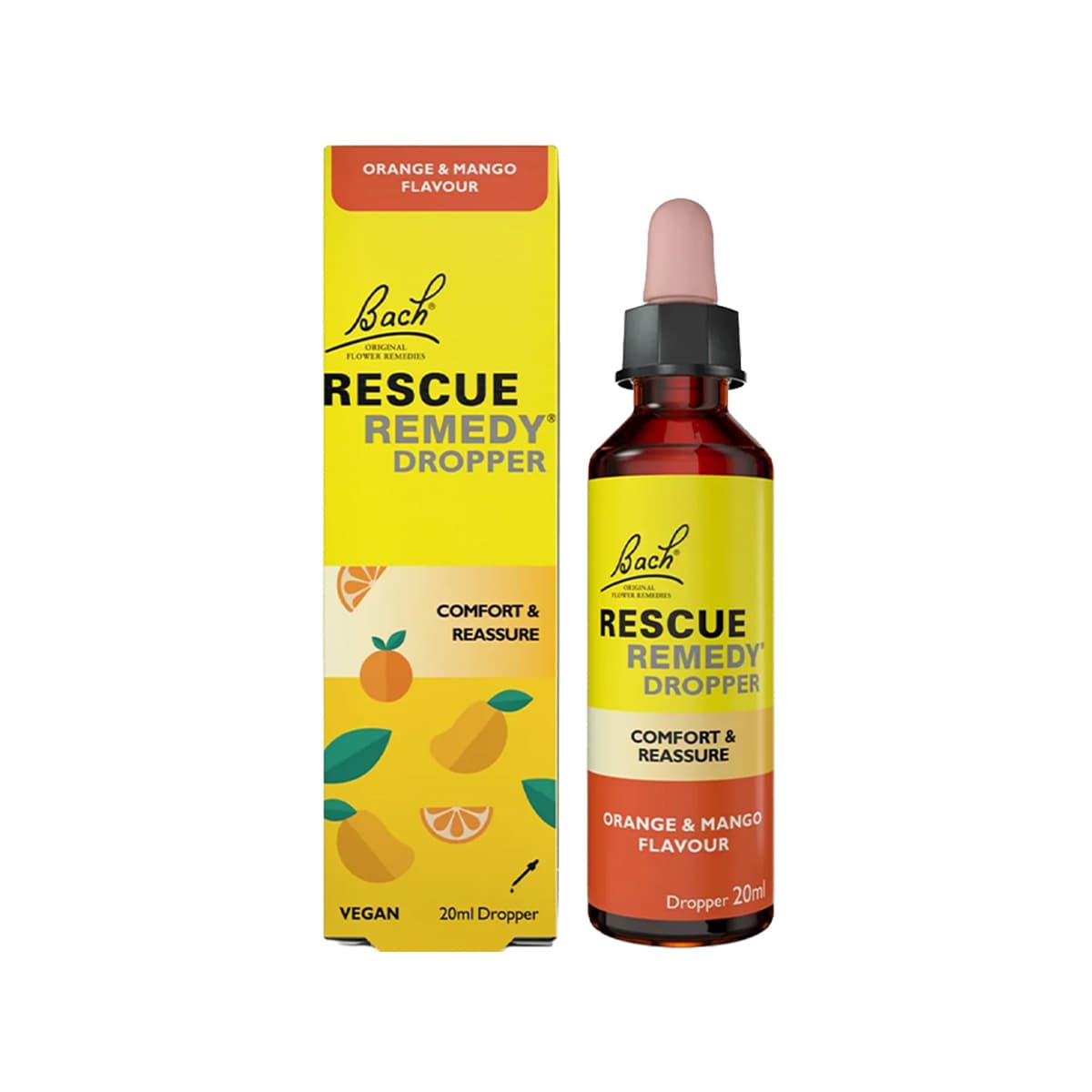 Bach Rescue - Dropper Orange & Mango Flavour, imazhi 1