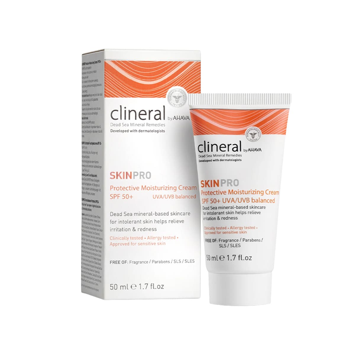Ahava - Clineral SkinPro Protective Moisturizing Cream (SPF 50+), imazhi 1