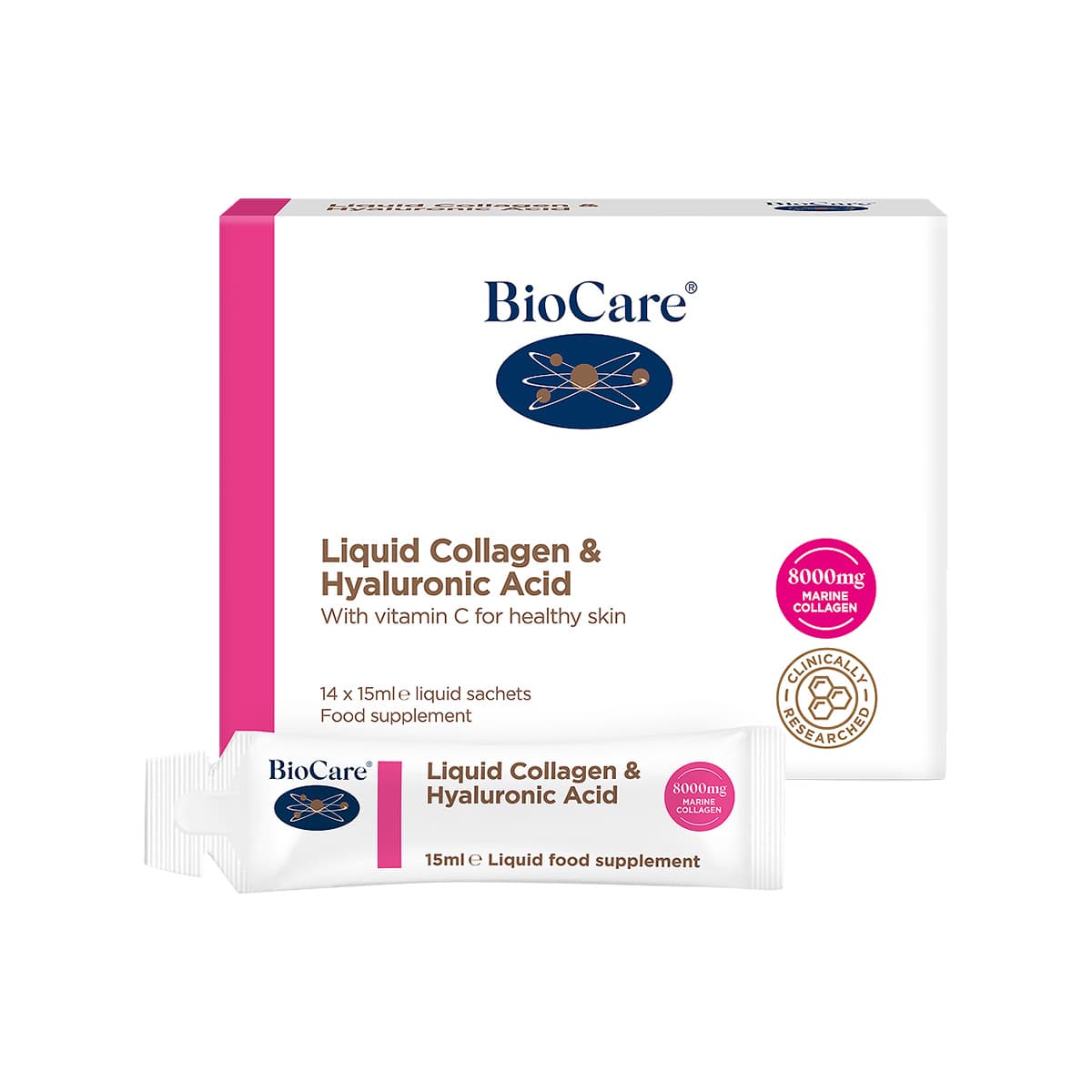 BioCare - Liquid Collagen and Hyaluronic Acid, imazhi 1